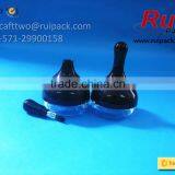 Plastic Transparent Lip Gloss Jar With Mini Bursh, Black Clear Lip Cream Case/container thumbnail-2