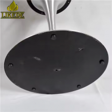 Newest Stainless Steel Tulip Table Leg Saarinen Table Base With Black Iron Heavy Duty Marble Tabletop for Workshops thumbnail-5