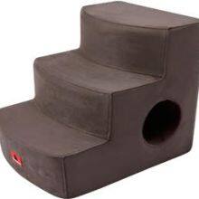 Premium Three Tier Pet Stairs With Bamboo Charcoal PU Foam thumbnail-5