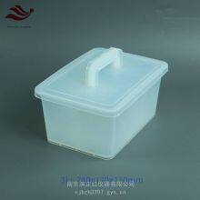 3l Pfa Acid Tank, High Temperature Resistant and Corrosion Proof, Square Cleaning Tank With Lid, Integrally Molded Acid - Base Tank, Leak - Free Immersion Tank thumbnail-2