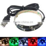 Multicolor 30CM 3528 SMD Led Flexible Strip Light Waterproof With USB Port Cable Super Bright Home Decoration Lamp Lighting thumbnail-2