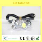 2015 Guangzhou Wholesale Cold White 12V 9W Eagle Eye LED Daytime Running Light Daytime Light COB DRL
