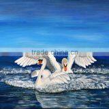 animal series swan famous Canvas Painting Printed for home decoration