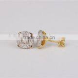 Micro Pave Setting Cheap Fashion Jewelry Stud Erring Made in China thumbnail-4