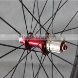 Red Hubs Dor Road Bike Wheels Carbon Bike Wheels UD-matt Clincher Wheels W56C thumbnail-2