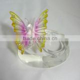 Crystal Butterfly Candle Holder For Weeding Table Decoration