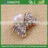 Wholesale Small Rhinestone Alloy Bow for Kids Clothing 15775-3 thumbnail-3