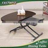 2 in 1 Extendable and Ajustable Dining Table for Dining Room Furniture thumbnail-5