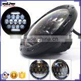 BJ-HL-016 Highly Recommended Waterproof 7" Projector Daymaker LED Light Round Motorcycle Headlight 75W for Harley thumbnail-1