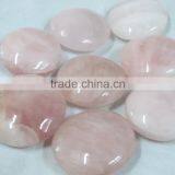 Rose Quartz Palm Stone Worry Stone Massage Stone Healing Stone thumbnail-1