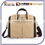 High quality canvas men lawyer briefcase