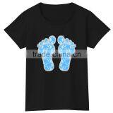 CSTAR 100% Cotton Summer Women Short Sleeve O-neck Custom Tshirt thumbnail-3