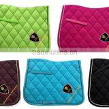 Horse Cotton Saddle Pads / Horse Riding Quilted Saddle Pads / Horse Colors Saddle Pads