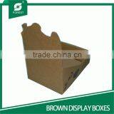 BROWN CARDBOARD DISPLAY BOXES WITH CUSTOM LOGO thumbnail-2