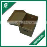 CHINA FACTORY SUPPLIER BROWN CORRUGATED SHIPPING CARTONS WITH CUSTOM HOLES thumbnail-4