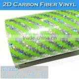 New Design Laser 2D Carbon Fiber Fabric Leather thumbnail-2