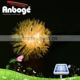 2016 Product Custom Solar Powered Outdoor String Lights 20 LED White Chuzzle Ball Ideal for Garden Patio Party Christmas