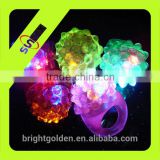 Blinking rubber led flashing jelly ring