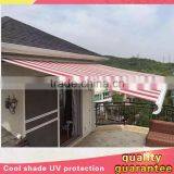 Outdoor Full Cassette Motorised Horizontal Retractable Awnings For doors