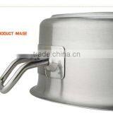 Hotel Restaurant Competitve Factory Price Low Body Commercial Stainless Steel Soup Pot With Double-ply Botttom for Kitchen Equip thumbnail-6