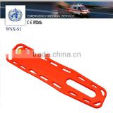 HDPE rescue medical transfer spine boards,X-ray translucent,spine board stretcher,water rescue spine board
