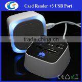 Usb Hub Combo Card Reader Driver With Customized Led Logo thumbnail-3