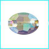 Oval Sew On Acrylic Accessories 13*18mm, ,Flat Back Sew On 2 Hole Beads