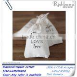 Cotton Drawstring Muslin Favor Bags