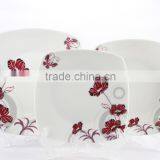 Bone China Dining Ware, 20pcs Super White Dinner Set thumbnail-2