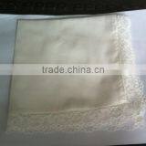 White Handkerchief With Lace Edge thumbnail-1