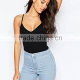 Hot New Women Clothes Designs Spaghetti Strap Women Tight Bodysuit thumbnail-3
