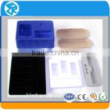 High-end flocking thermoformed plastic tray ps/pvc flocking tray wholesale