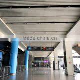 Wood Grain Aluminum Lath Ceiling Metal Suspend Linear Ceiling Square Tube Screen Ceiling Tiles thumbnail-6