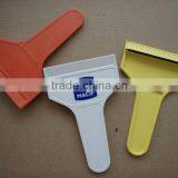 promotional hand plastic PS car ice scraper car snow brush