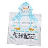 Oeko-Tex 100% Cotton Animal Kids Hooded Towel of Velour Printed thumbnail-4