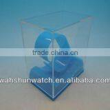 Eco-friendly Clear Cube Watch Storage Plastic Box thumbnail-1
