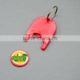 Plastic 25mm 2.5cm 2 Coin Canadian Shopping Cart Coin Key Chain thumbnail-2