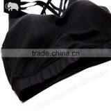Sports Sexy Bra Breathable With Cross Belt Padded Sports Yoga Bra thumbnail-3