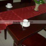 Jacquard Damask Table Cloth for Wedding in White Color