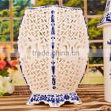 Chinese Blue and White porcelain Jingdezhen Ceramic Bottle