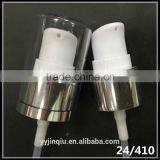 24/410 Silver Aluminum Treatment Pump , Hand Luxury Cream Pumps for Bottle thumbnail-2