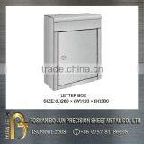 China Manufacturer Custom Modern Stainless Steel Mailbox