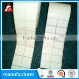 WHITE SEMI GLOSSY SELF ADHESIVE PAPER STICKER LABEL