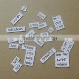 Custom Design Magnetic Fridge Word , Magnetic Puzzle for Fridge , Magnetic English Alphabet