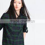 Custom Yarn Dyed Woven Polyester Mesh Twill Fabric for Shirts Dress Cloth thumbnail-6