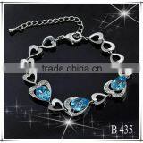 925 Silver Bracelet Crystal Jewelry Bracelet thumbnail-1