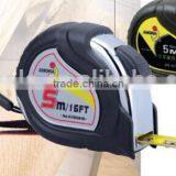 5m/16ft*25 Matt or Bright Dobule Side Tape With Metric Scale Steel Measure Tape With Magnetic Hook From MID CE Factory OEM Brand