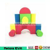 Melors Recycled Environmentally Creative EVA Foam Big Color Foam Blocks/toy Building Bricks Educational and Fun For Chidren