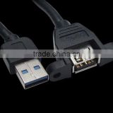 Panel mount USB 3.0 A Female to USB 3.0 A Male