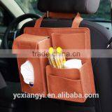 Felt Simple Car Back Seat Organizer, Travel Toy Diaper Car Back Seat Storage Bag Organizer for Baby Nursery thumbnail-3